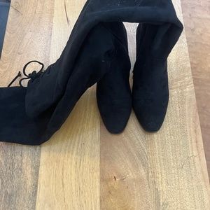 Like new Vince Camuto over the knee heels.